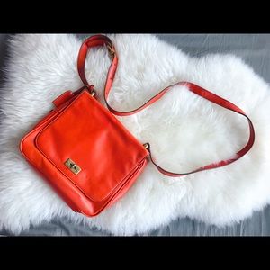 Fossil cow leather shoulder bag